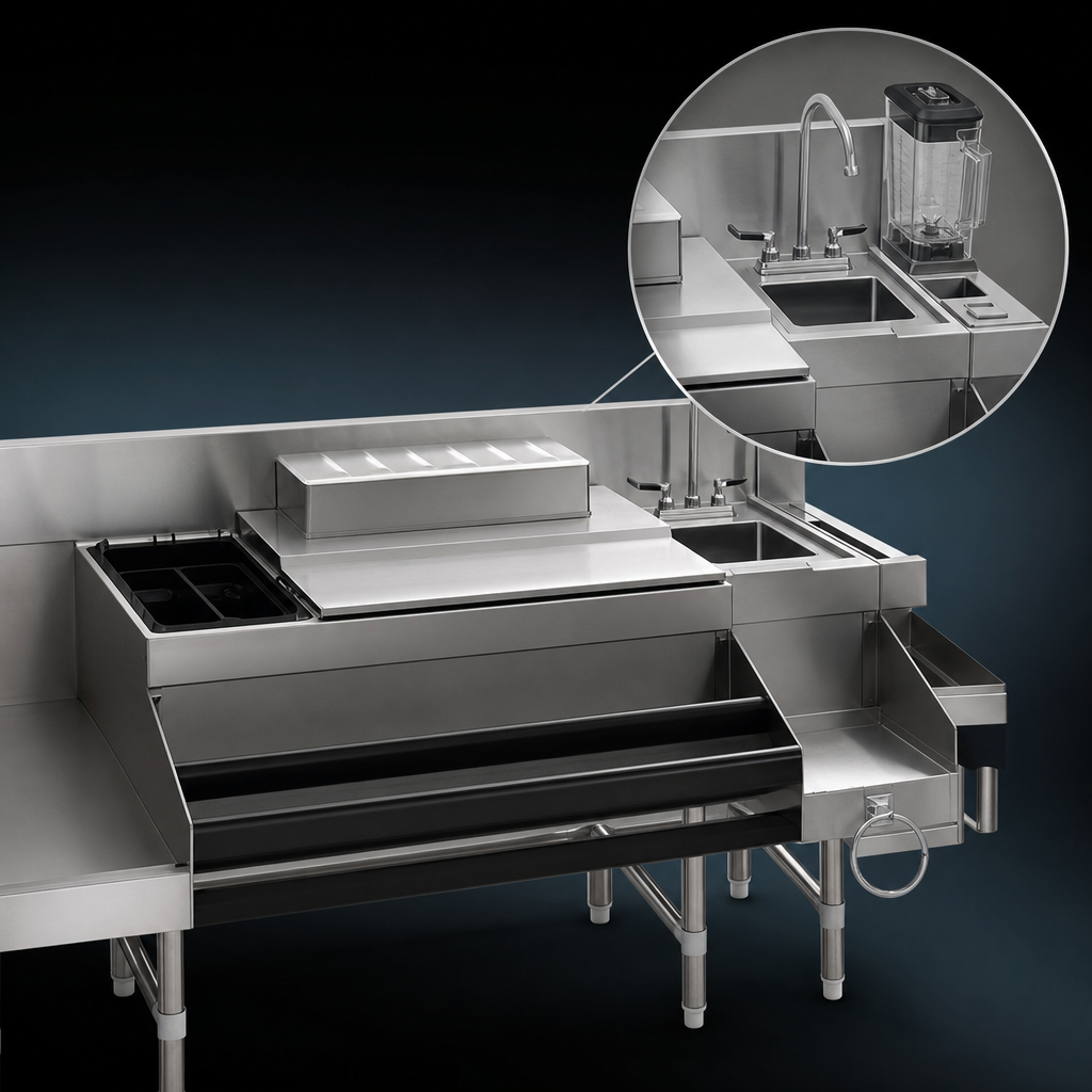 Blender Station with Sink