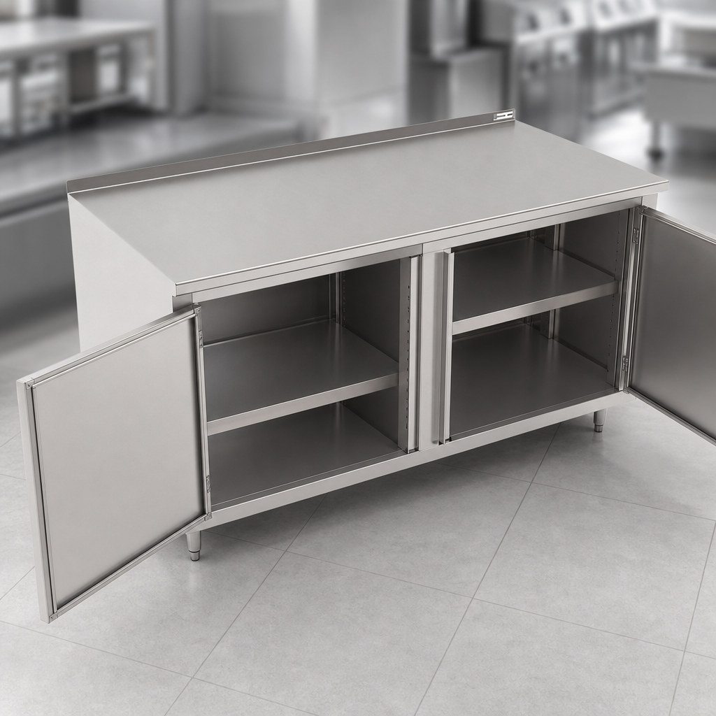 Cabinet Base With Hinged Doors