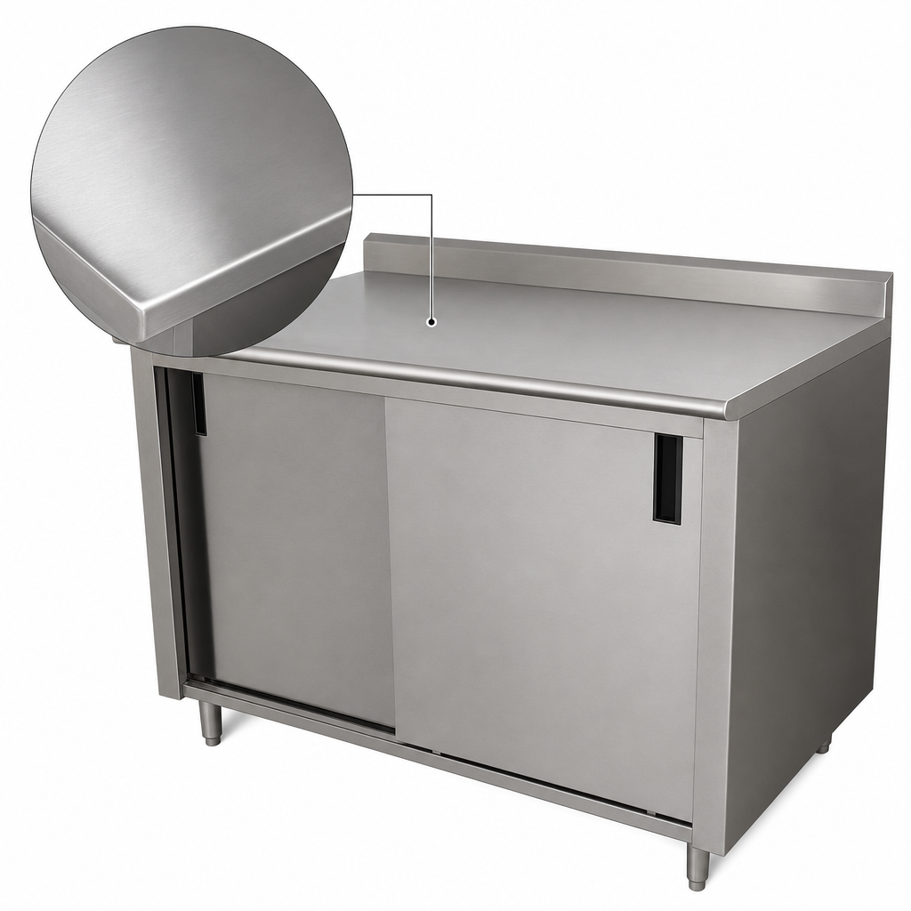 14-Gauge 304 Stainless Steel Top
