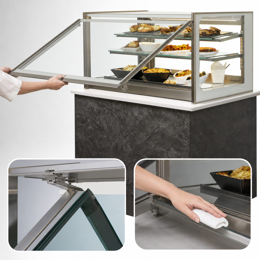 Straight Tilt-Out Front Glass