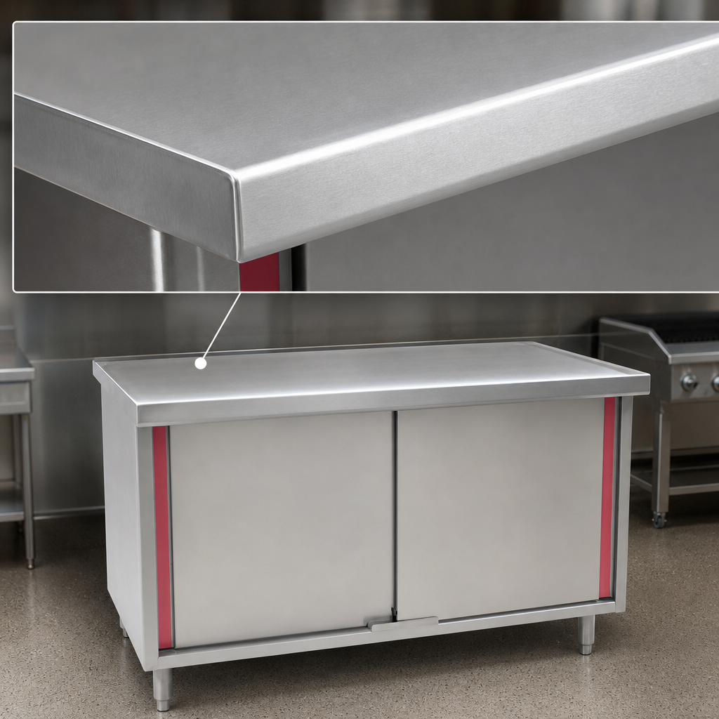 14-Gauge 304 Stainless Steel Top