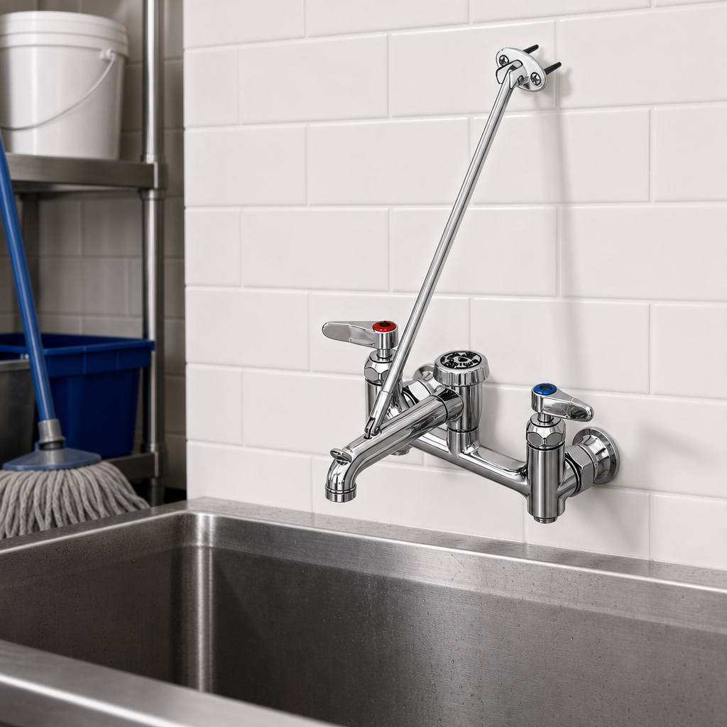 Wall-Mount Mixing Faucet