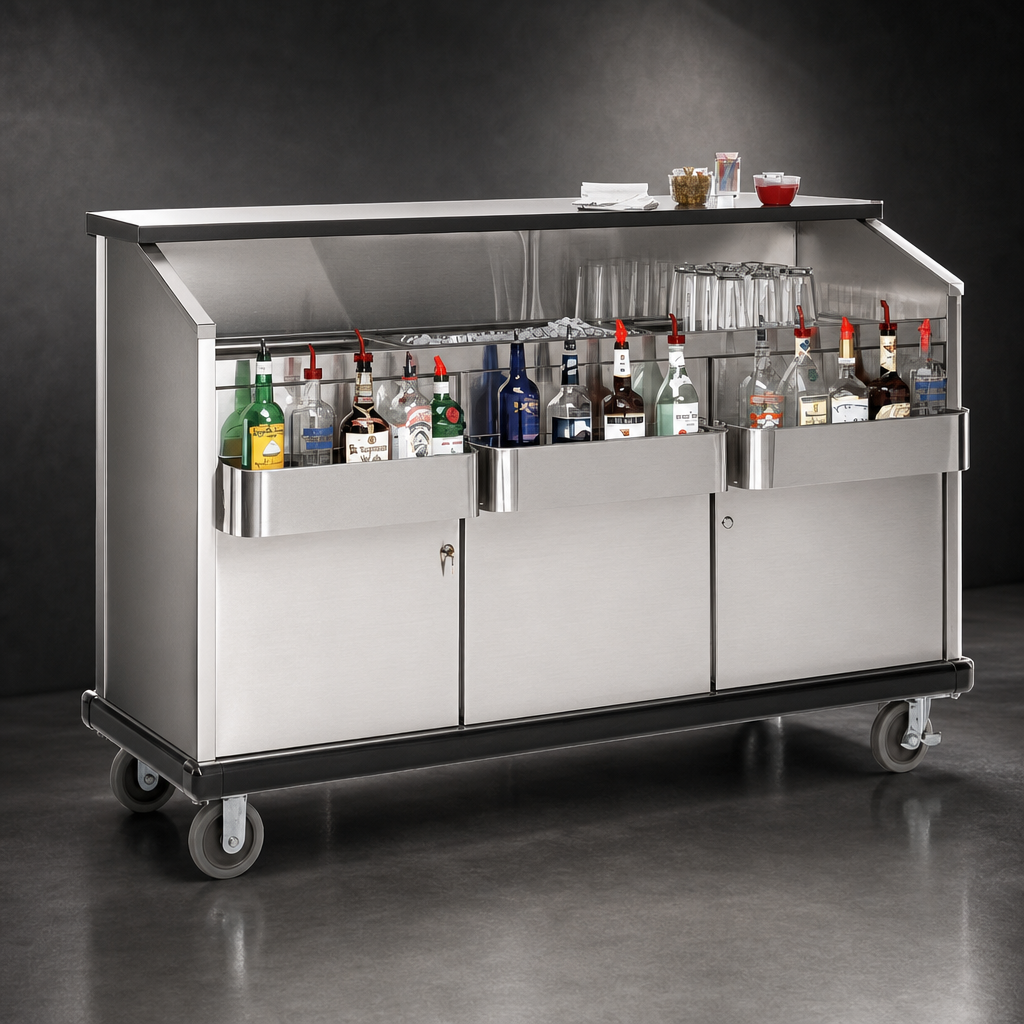 All Stainless Steel Bartender Side