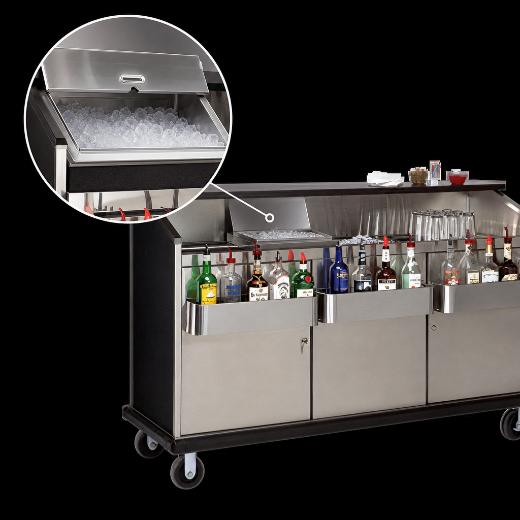 Insulated Integral Ice Bin