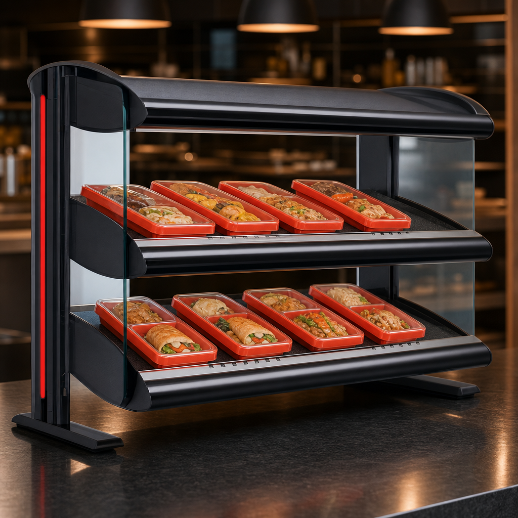 Dual Slant Shelf Display
