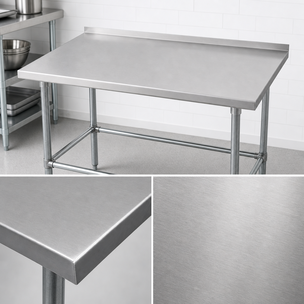 16-Gauge Type 300 Stainless Steel Top