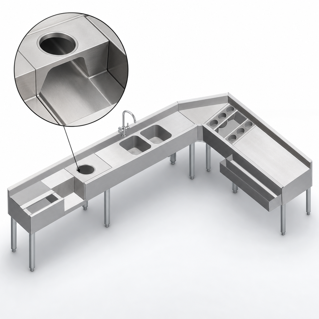 Liquid Waste Chute