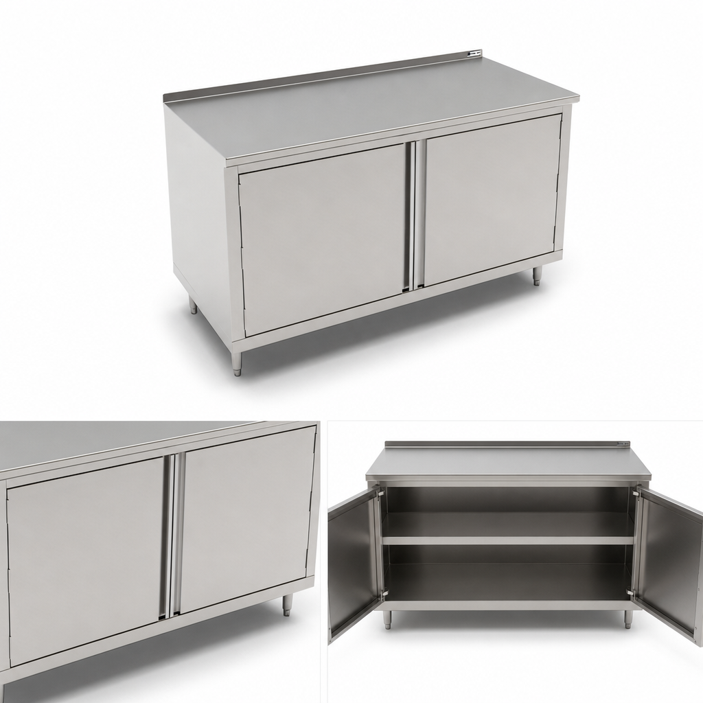 Cabinet Base With Hinged Doors