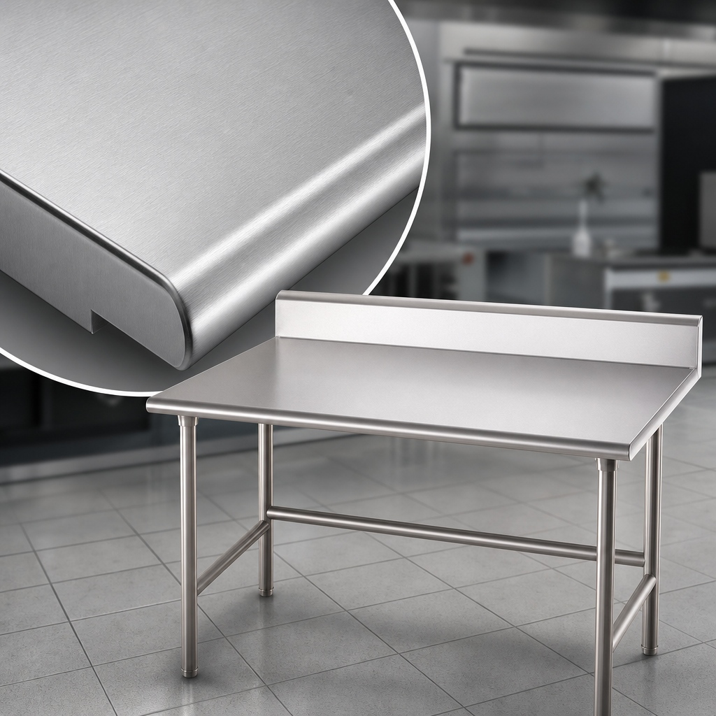 14-Gauge 304 Stainless Steel Top