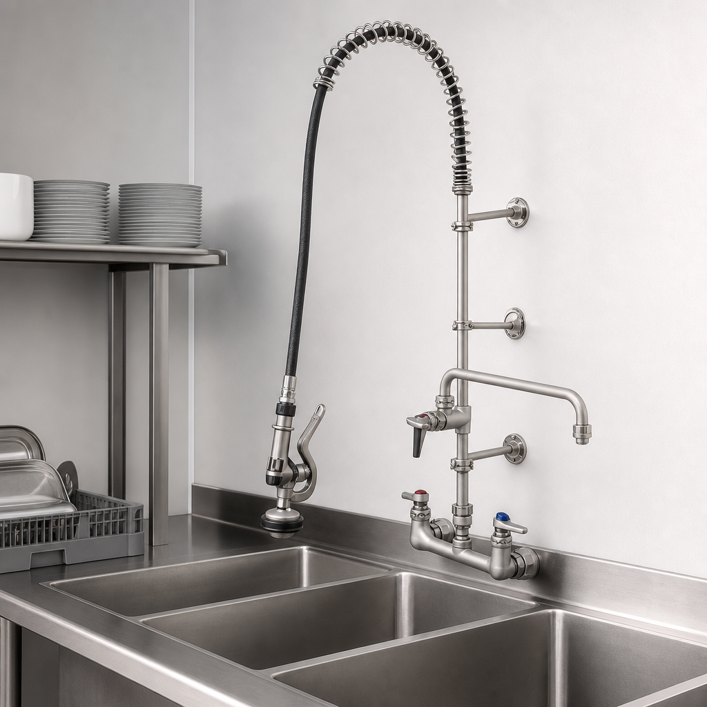 Wall-Mount Pre-Rinse Design