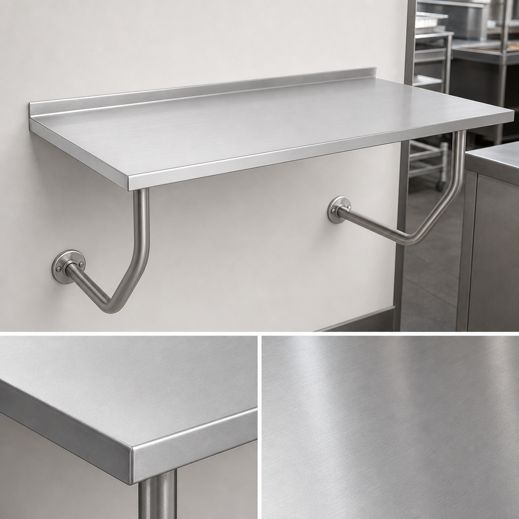 14 Gauge 304 Stainless Steel Top