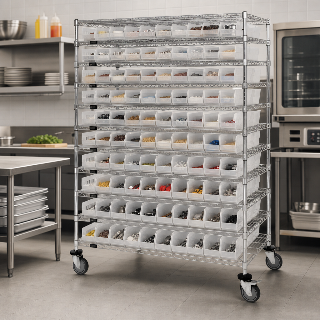 Complete Bin Shelving System