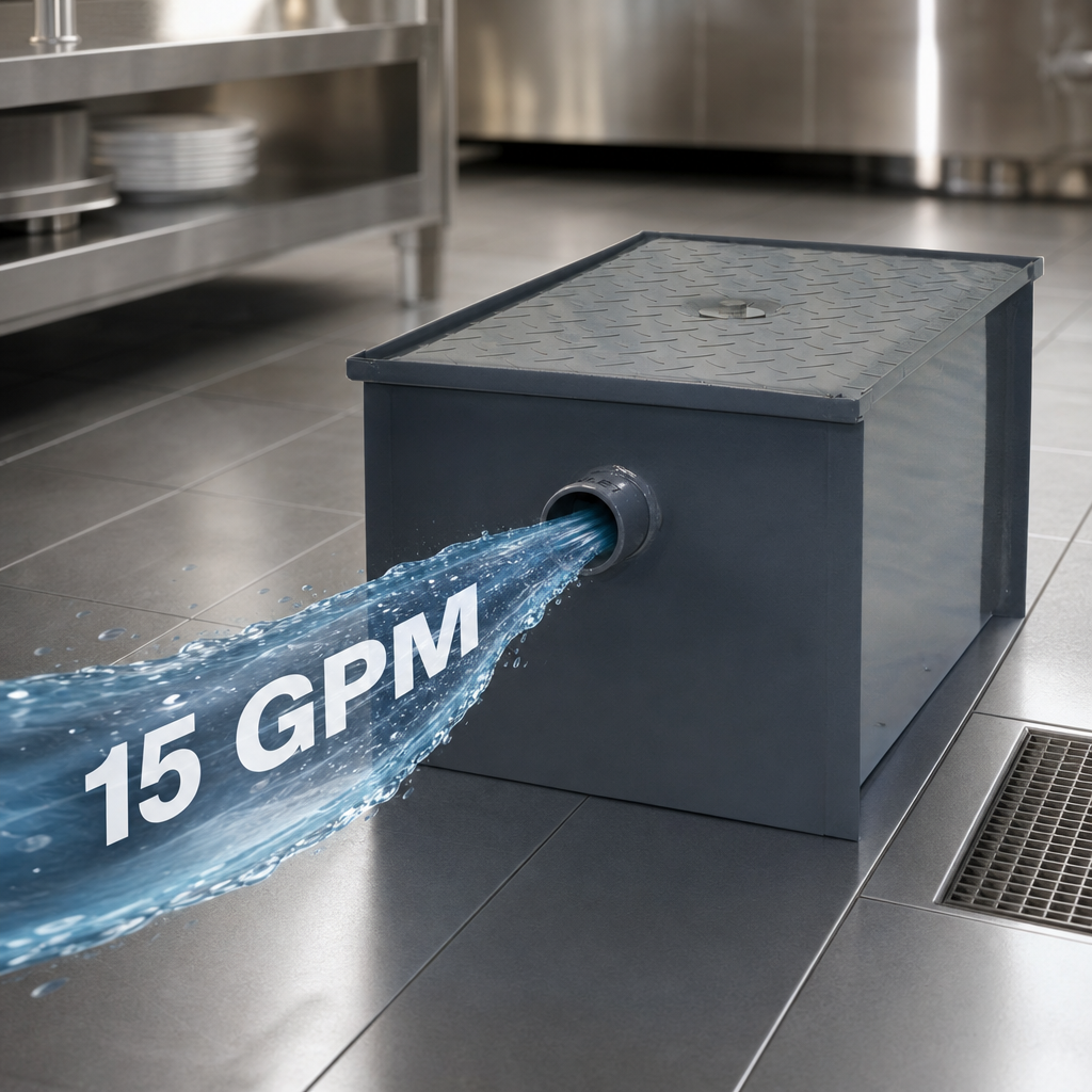 15 GPM Flow Rate