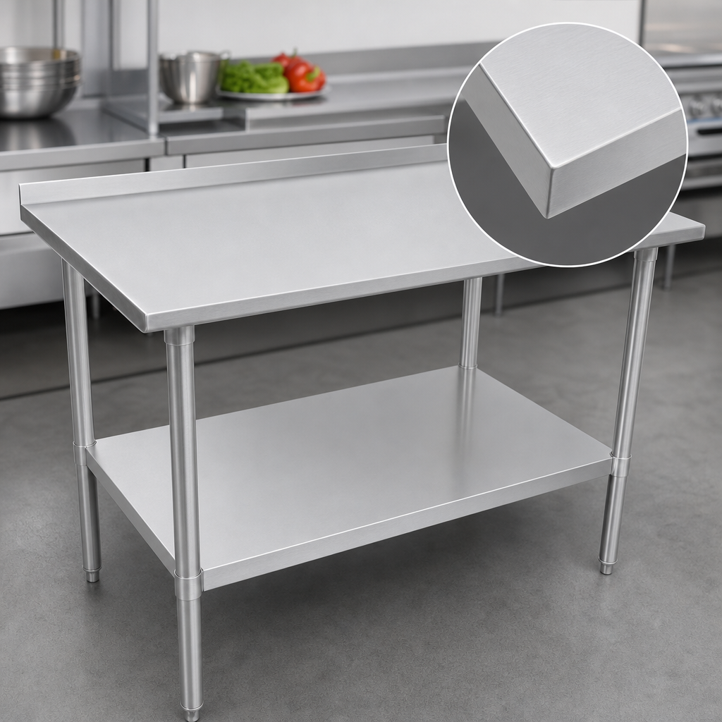 16-Gauge 300-Series Stainless Steel Top