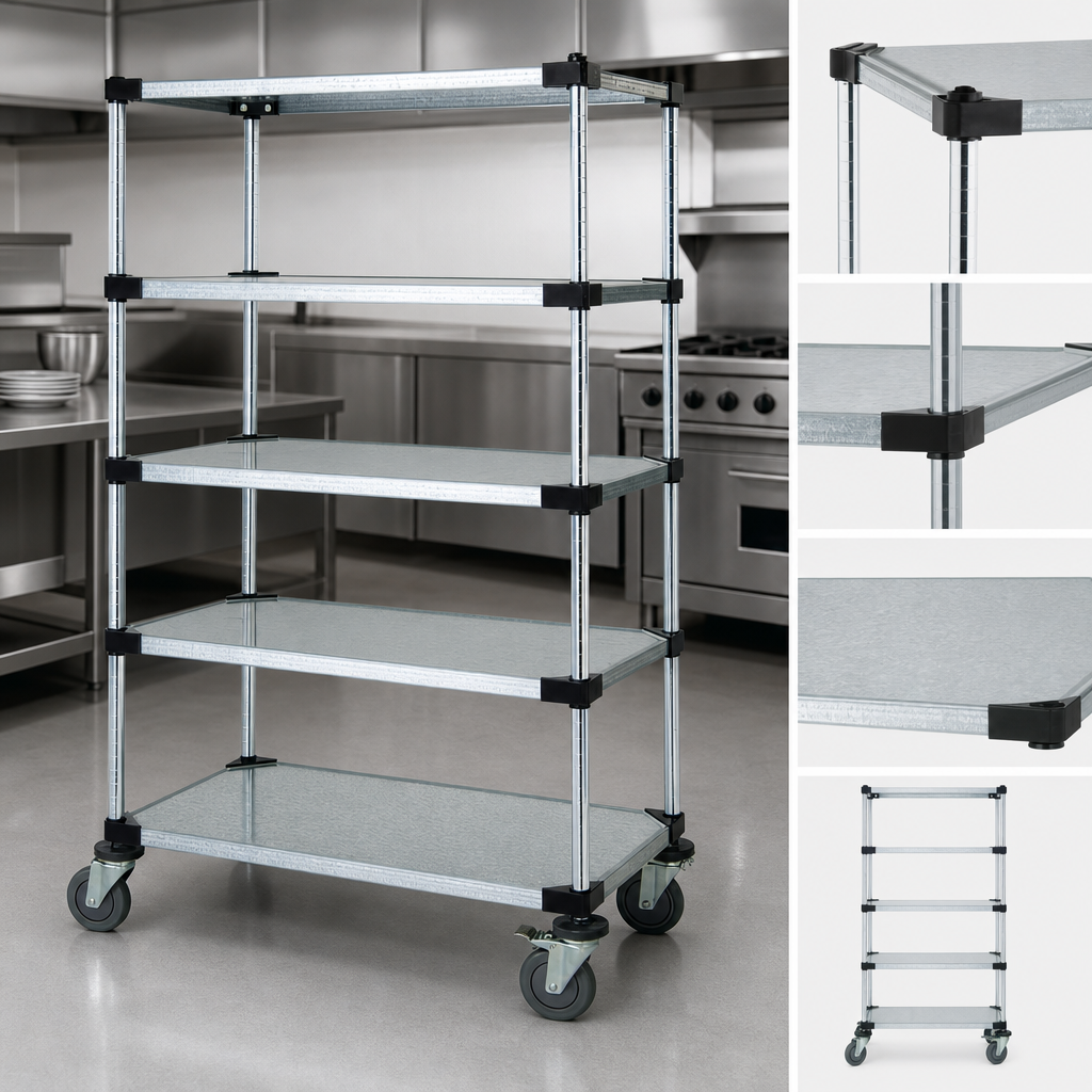 Five Solid Shelves
