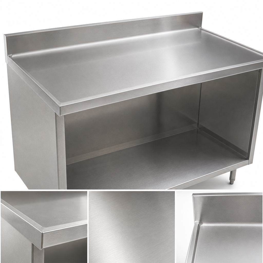 14-Gauge 304 Stainless Steel Top
