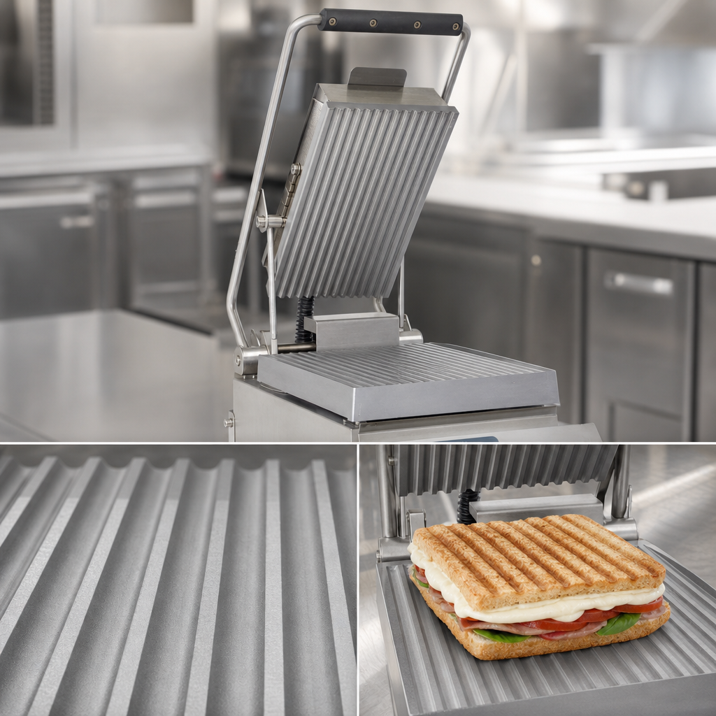 Grooved Aluminum Cooking Surface