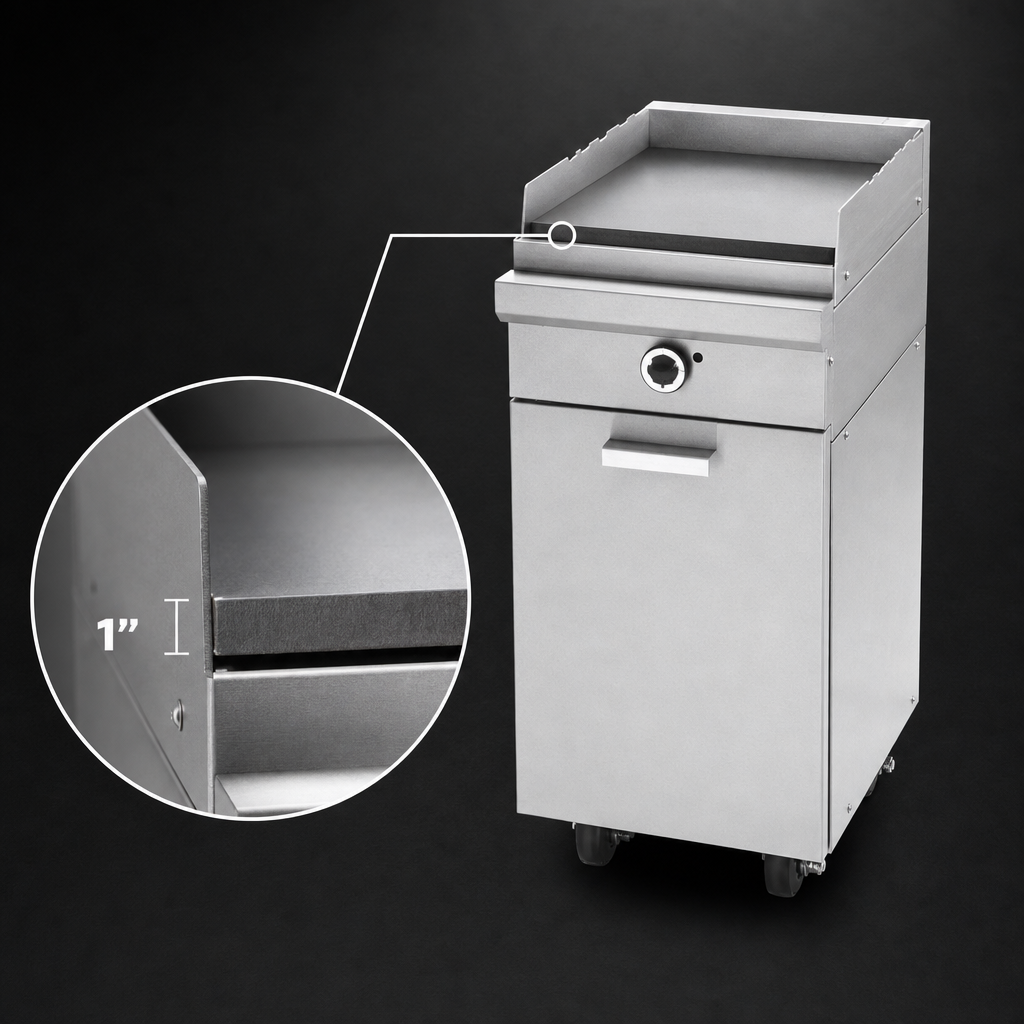 1-Inch Steel Griddle Plate