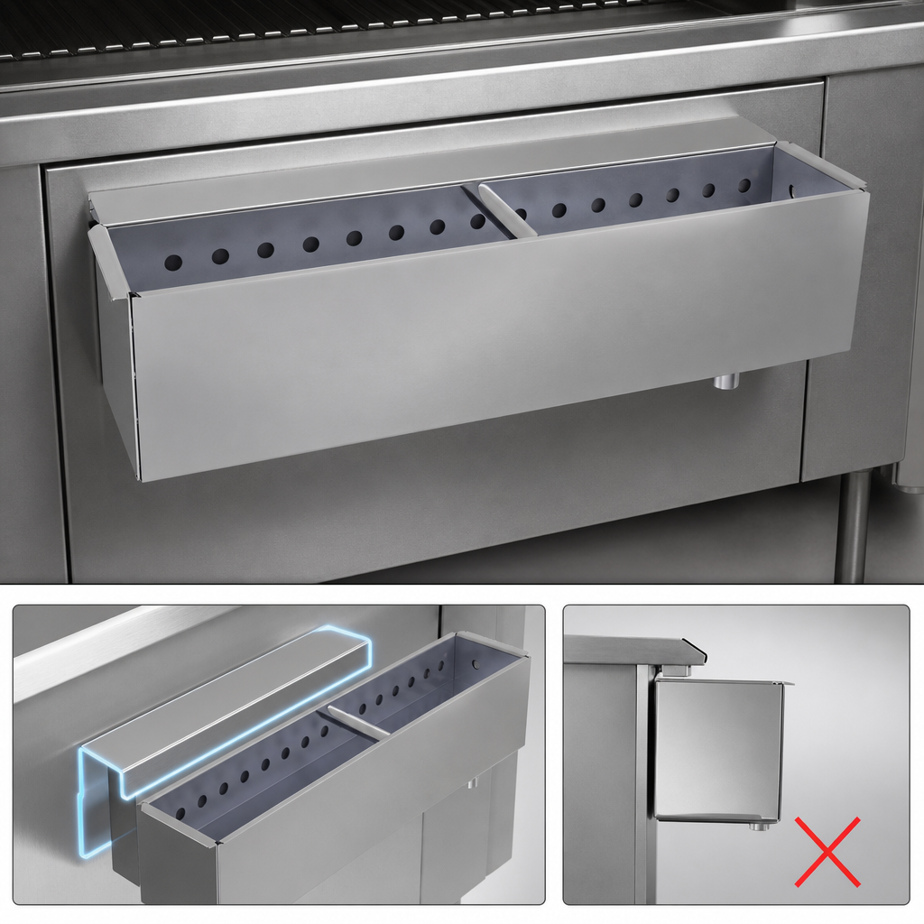 Front-Mount Clip-On Design
