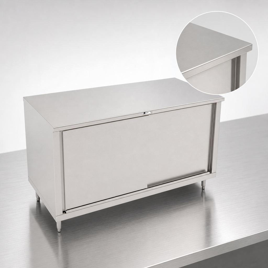 Flat Stainless Steel Top