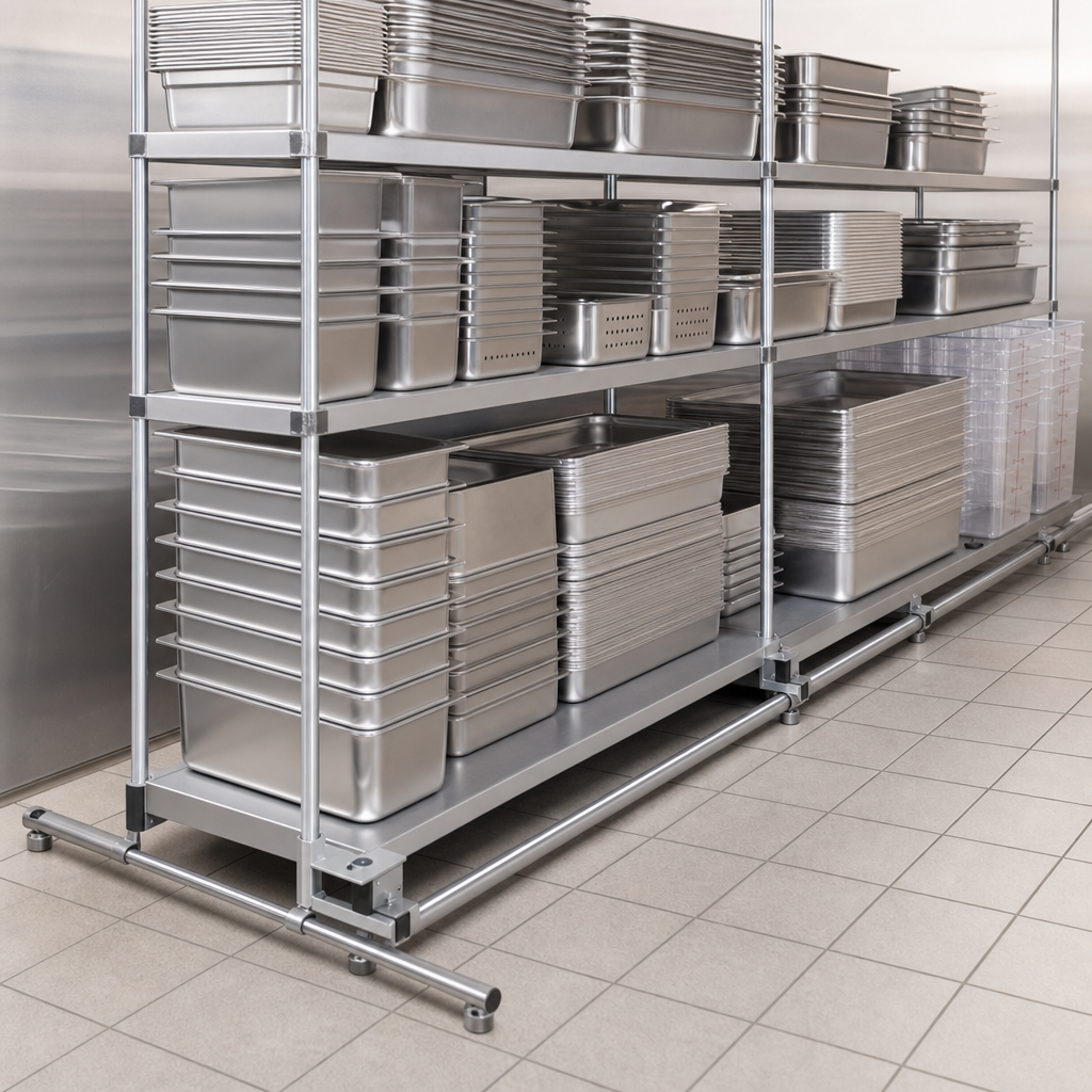 Double-Deep Floor Track Design