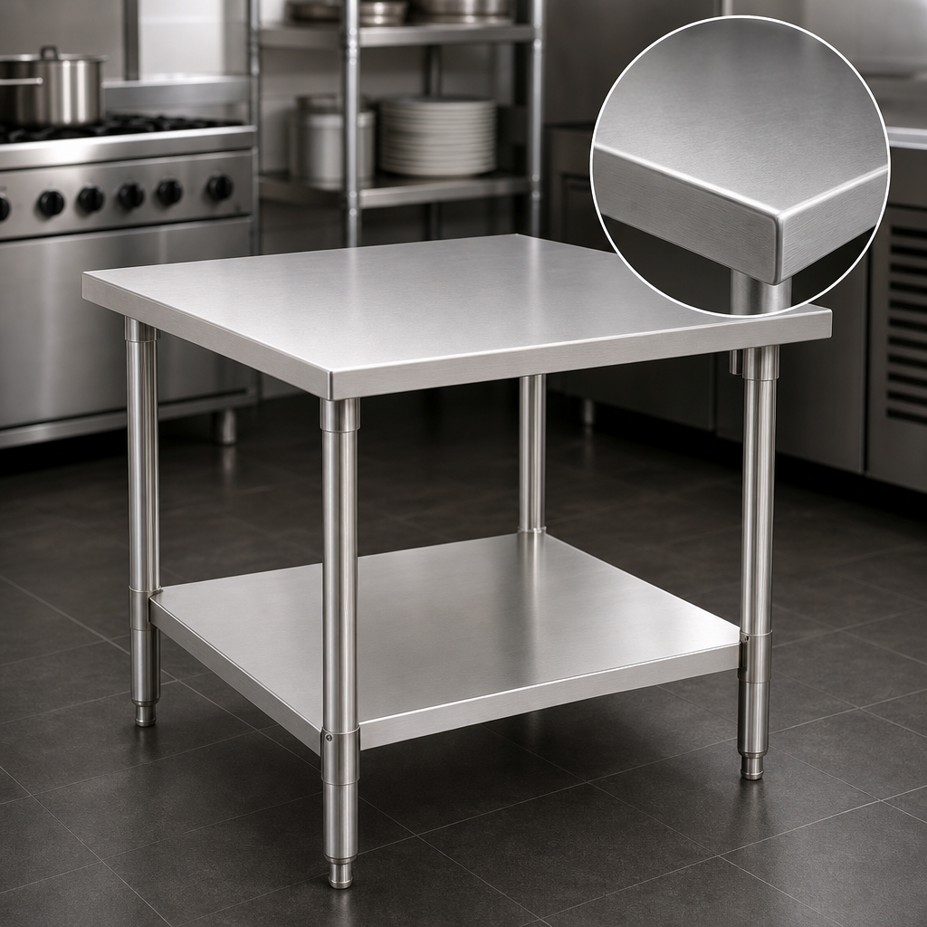 14-Gauge Stainless Steel Top