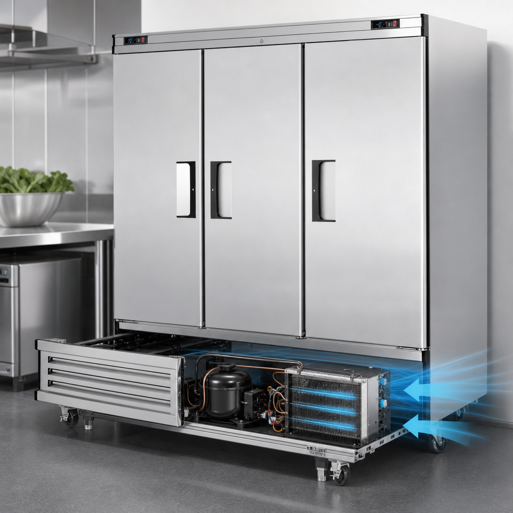 Bottom-Mounted Self-Contained Refrigeration