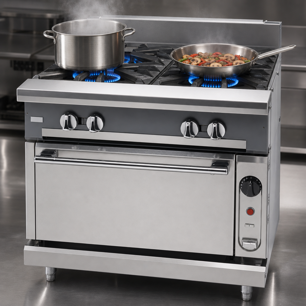 Two 35,000 BTU Open Burners