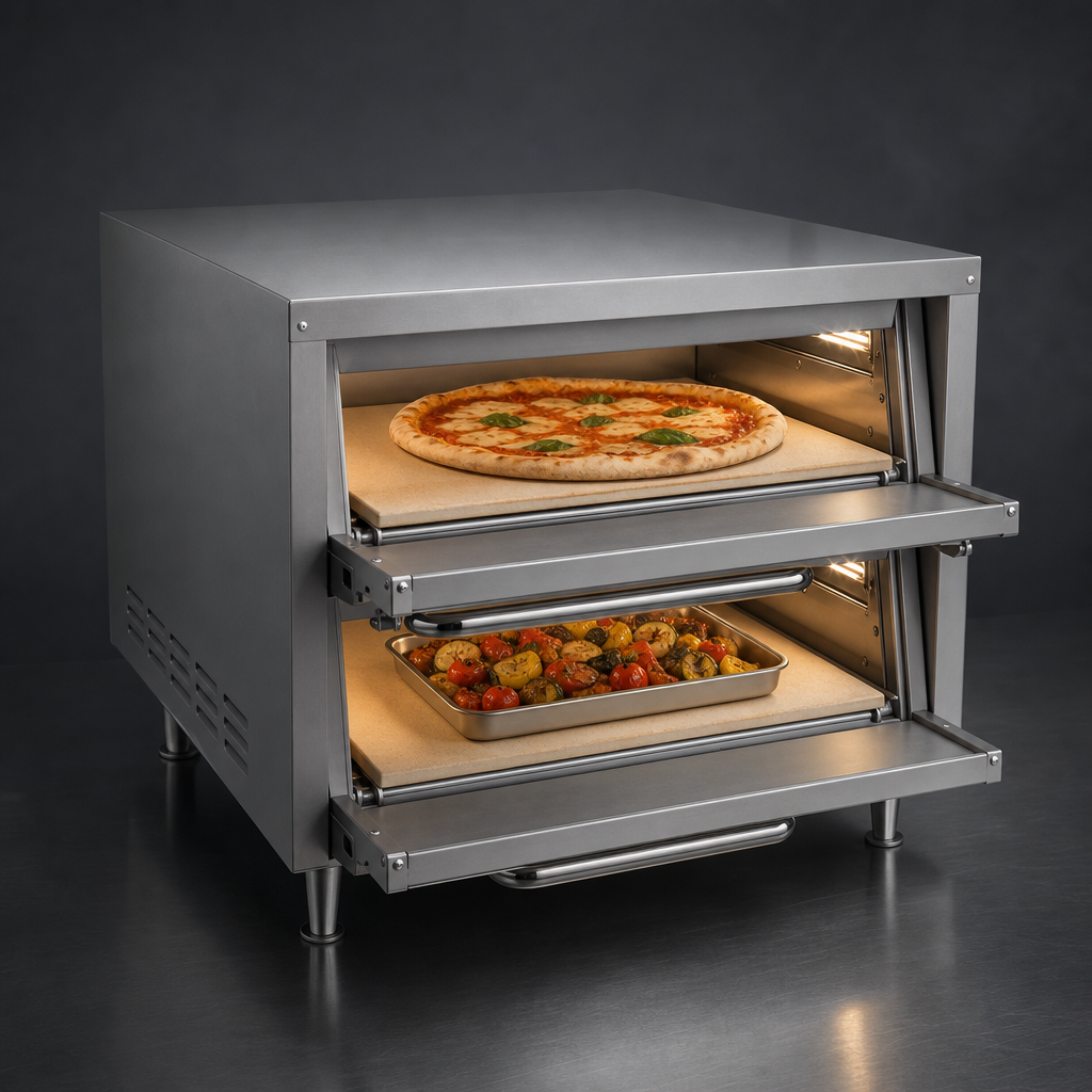 Dual Ceramic Hearth Decks