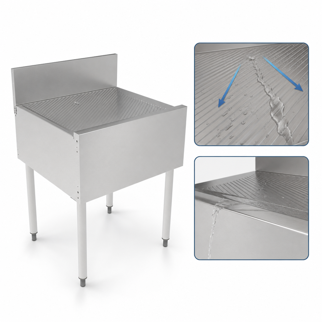 Pitched Drainboard Top