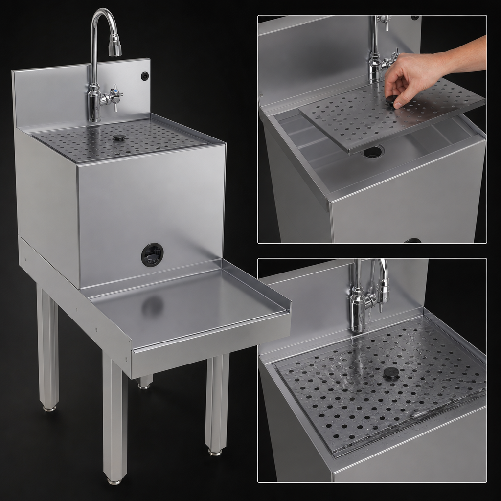 Drainboard Work Surface