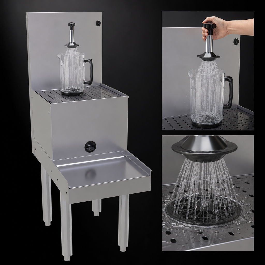 Push-Down Rinser Faucet