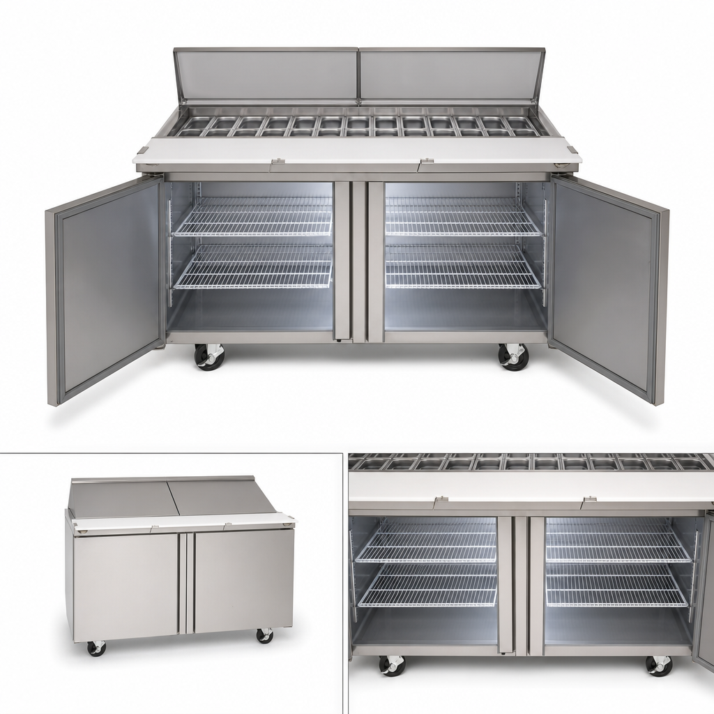 Two-Section Refrigerated Base
