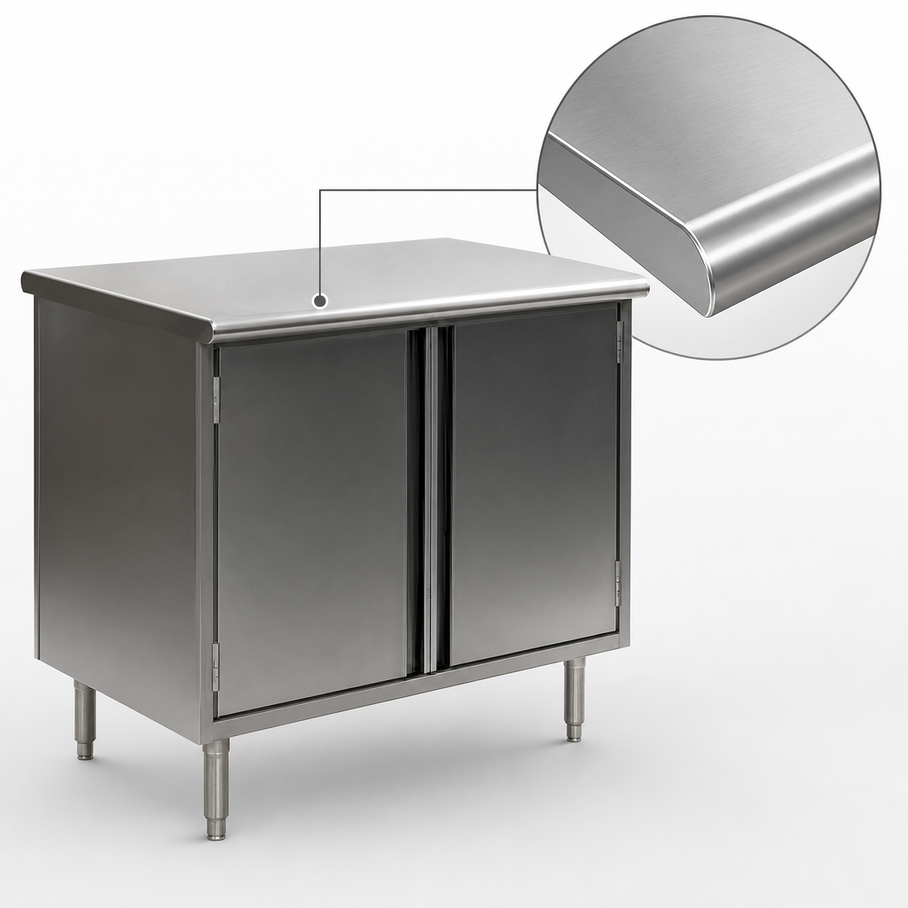 14-Gauge 304 Stainless Steel Top