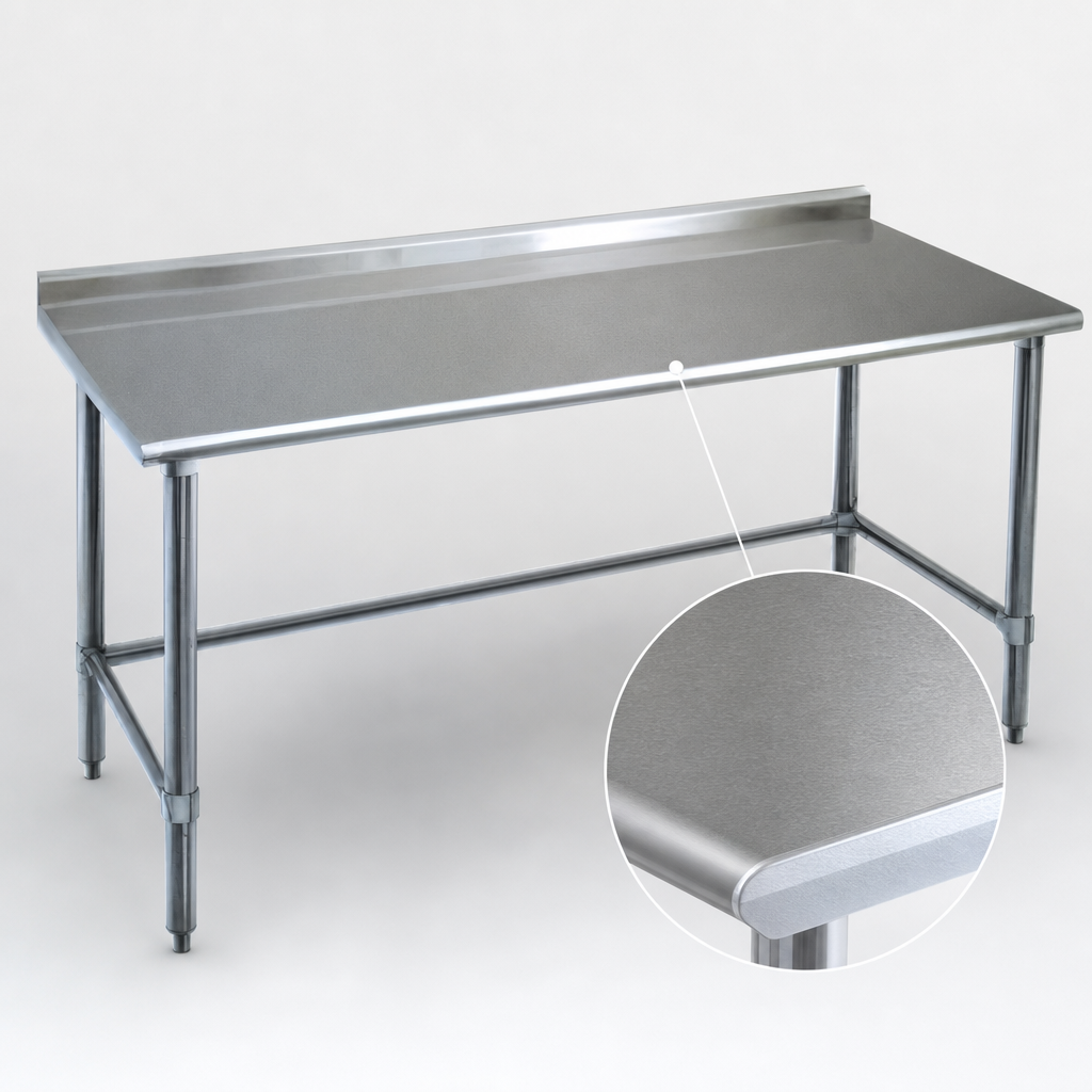 14-Gauge Stainless Steel Top