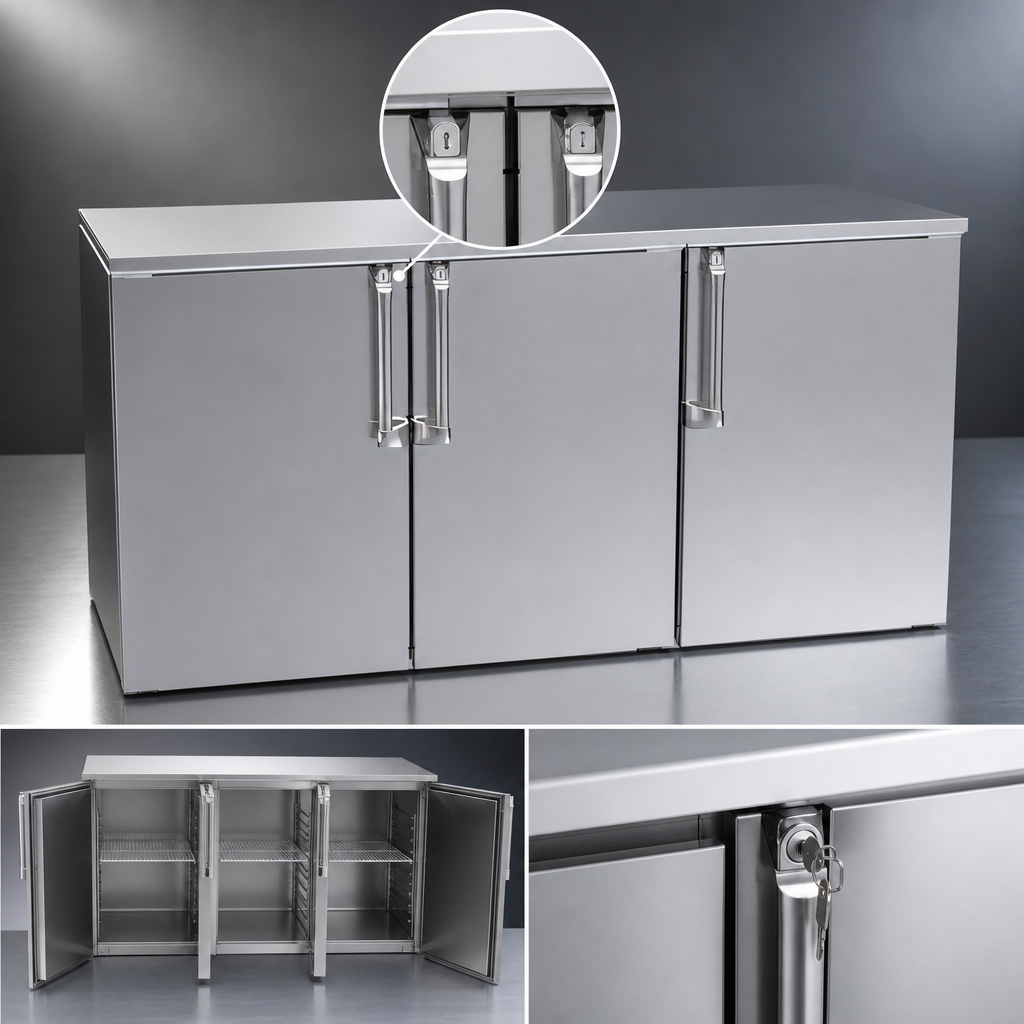 Locking Solid Hinged Doors