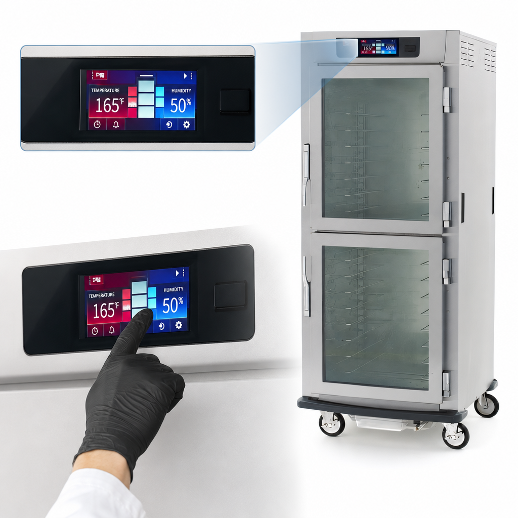 6.8-Inch Touch-Screen Controls