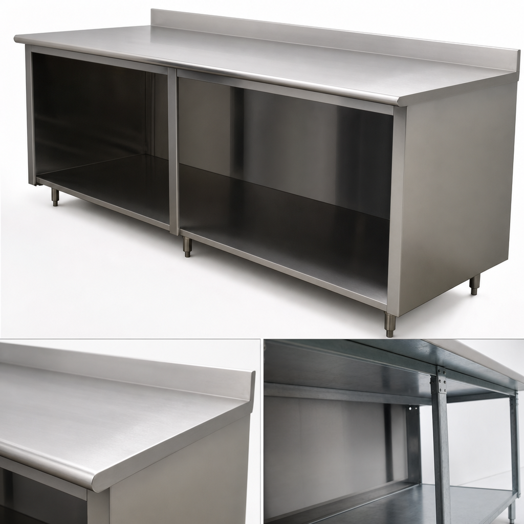 16-Gauge 304 Stainless Steel Top