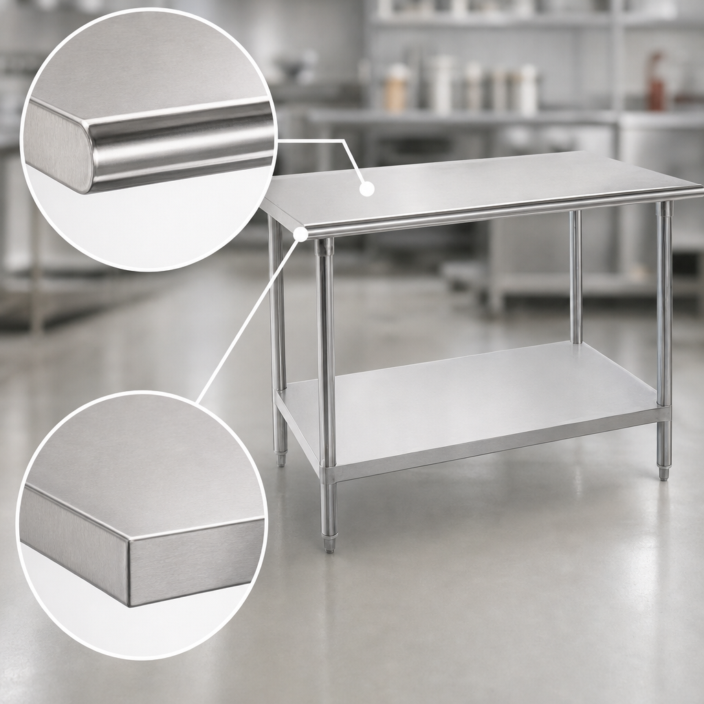 Sanitary Rolled Rim Edges