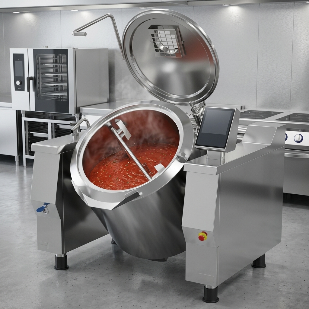 Discover the unparalleled durability of the kettle's 316 stainless steel cooking vessel, engineered to handle acidic products without corrosion.