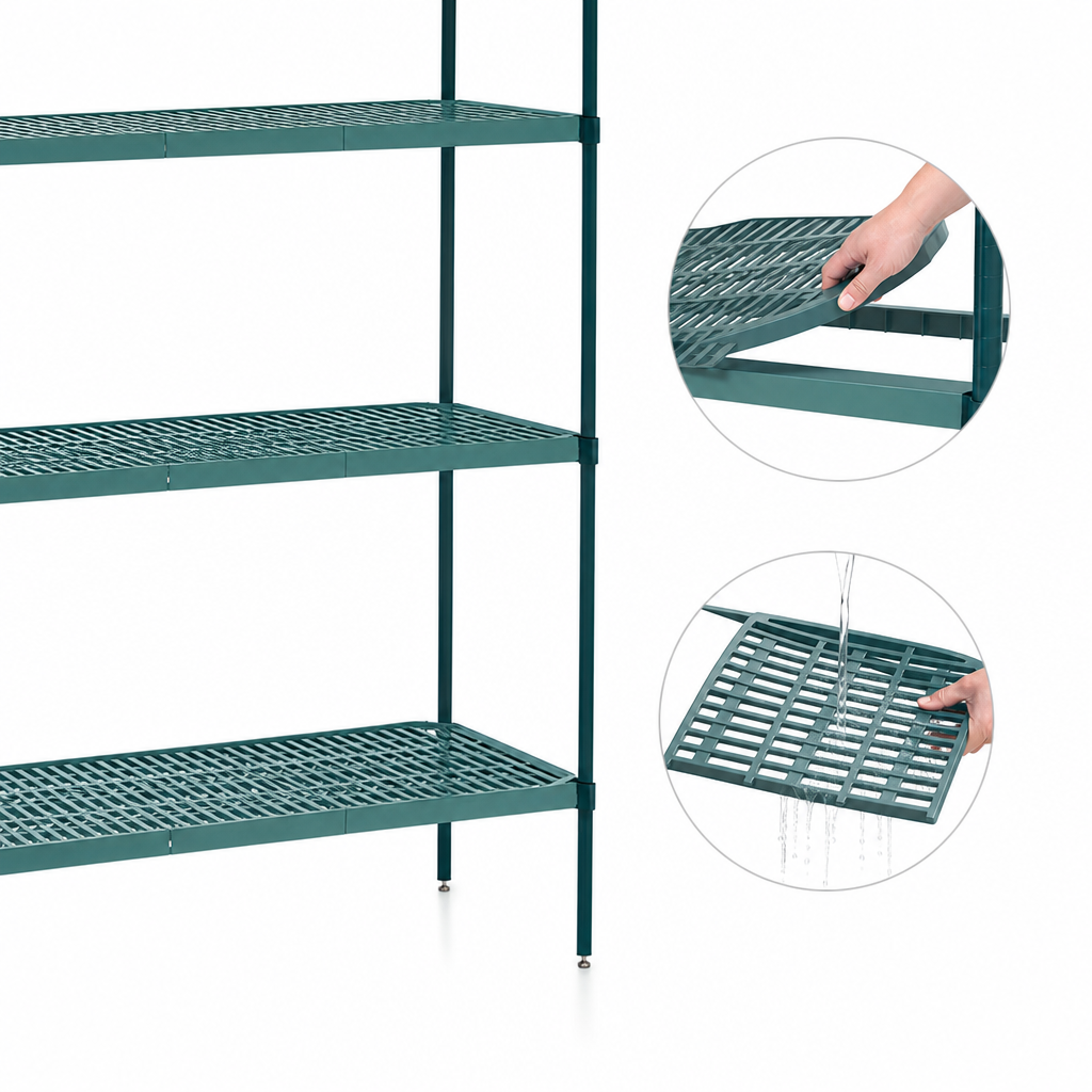 Removable Polymer Shelf Mats