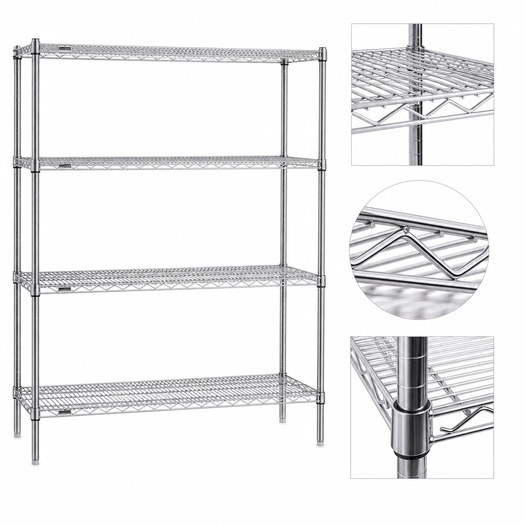 Patented QuadTruss® Shelf Design