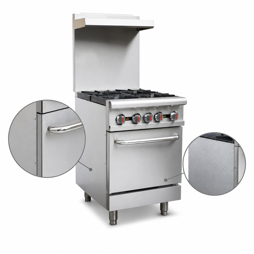 Stainless Steel Front and Galvanized Sides