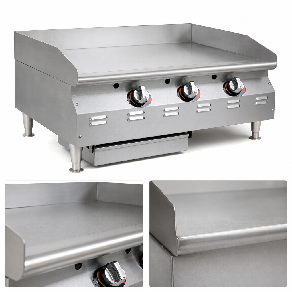 Smooth Fully Welded Steel Griddle Plate