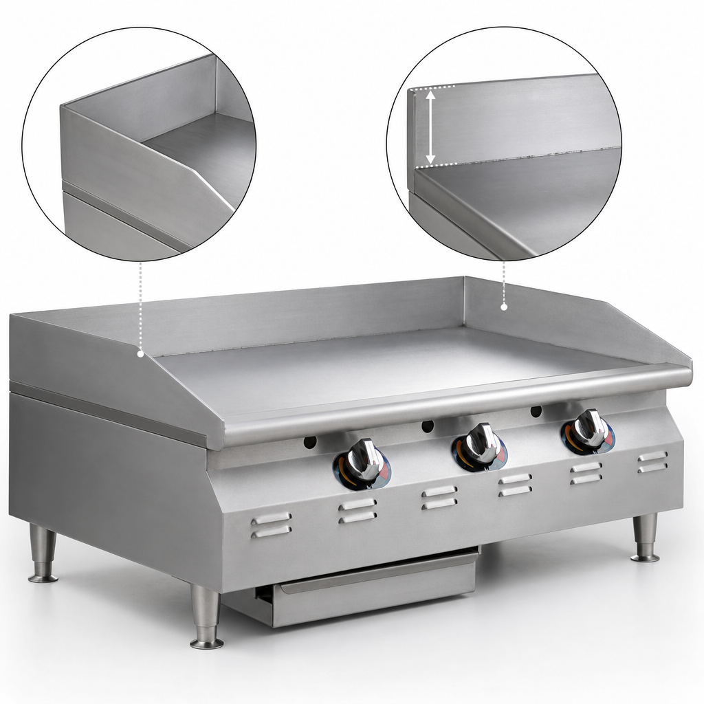 4-Inch Stainless Steel Splash Guards