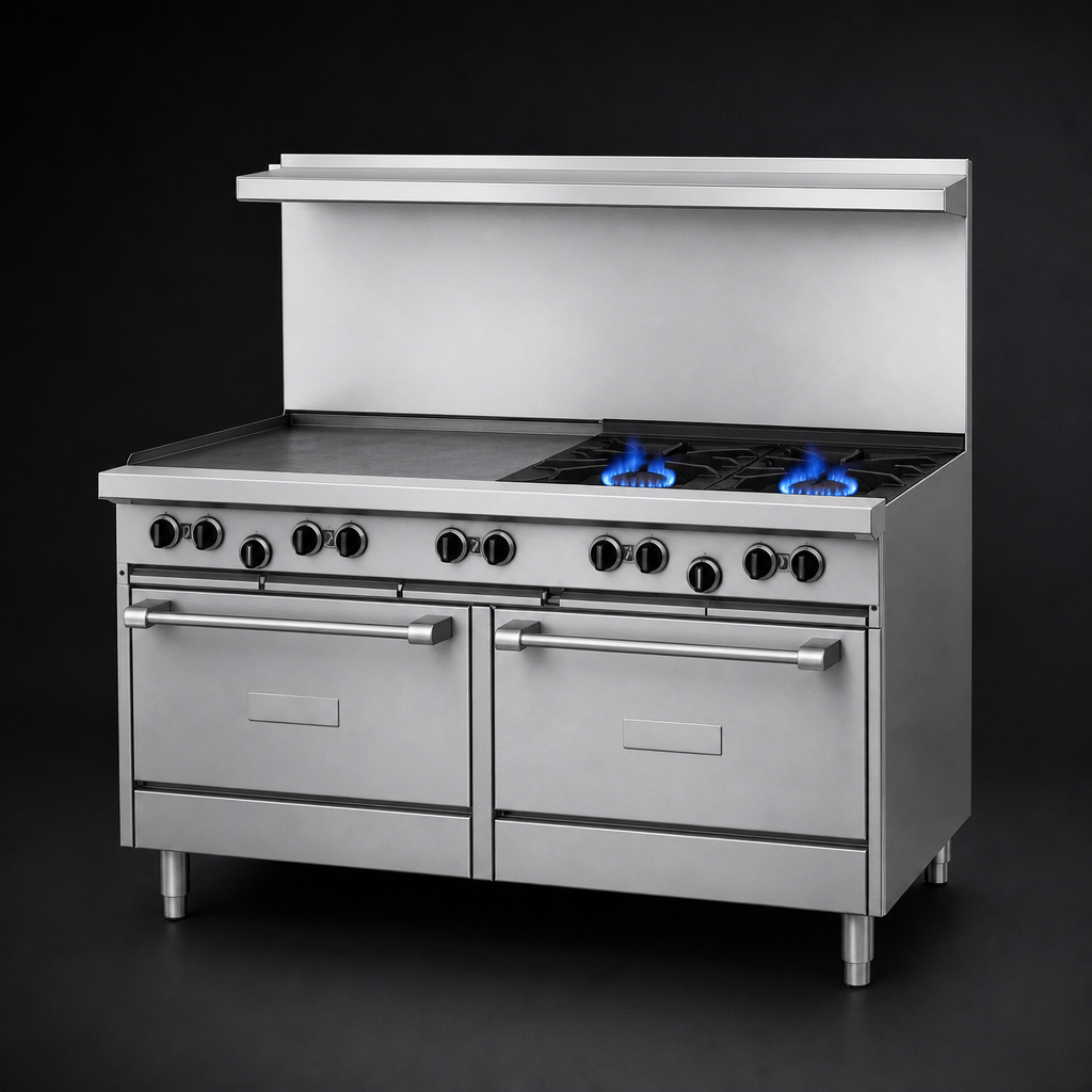 Two Open Burners