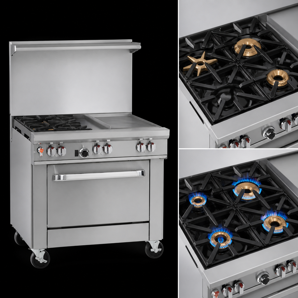 Open Burner Top