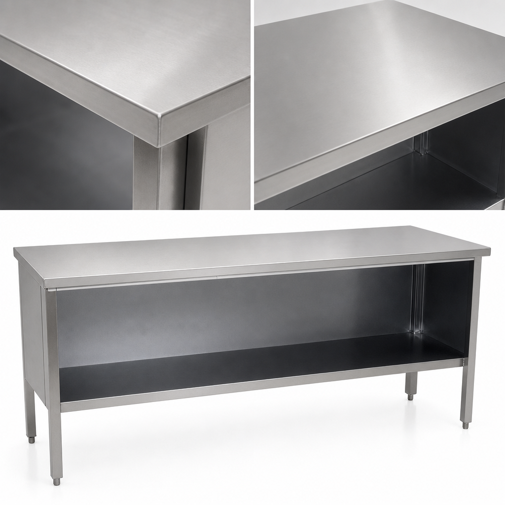 14-Gauge Stainless Steel Flat Top