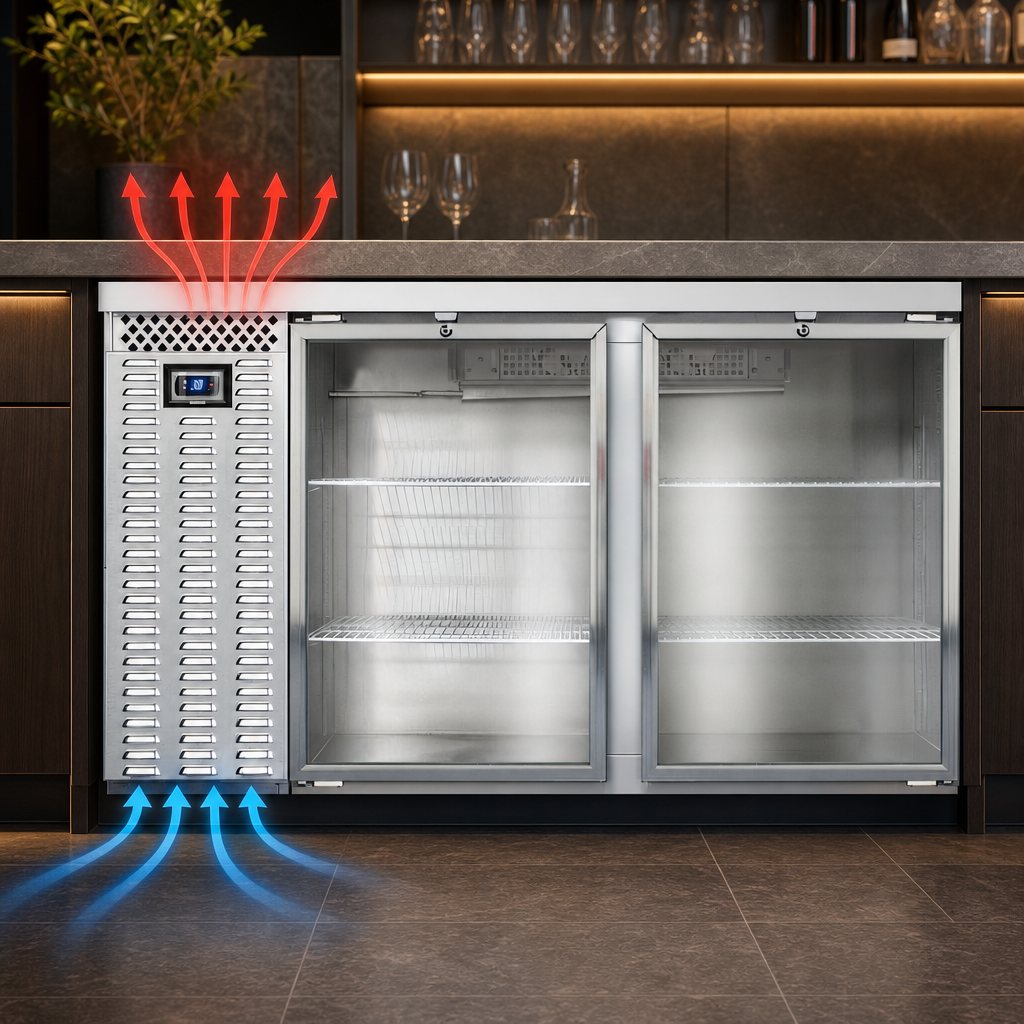 Front Breathing Refrigeration System