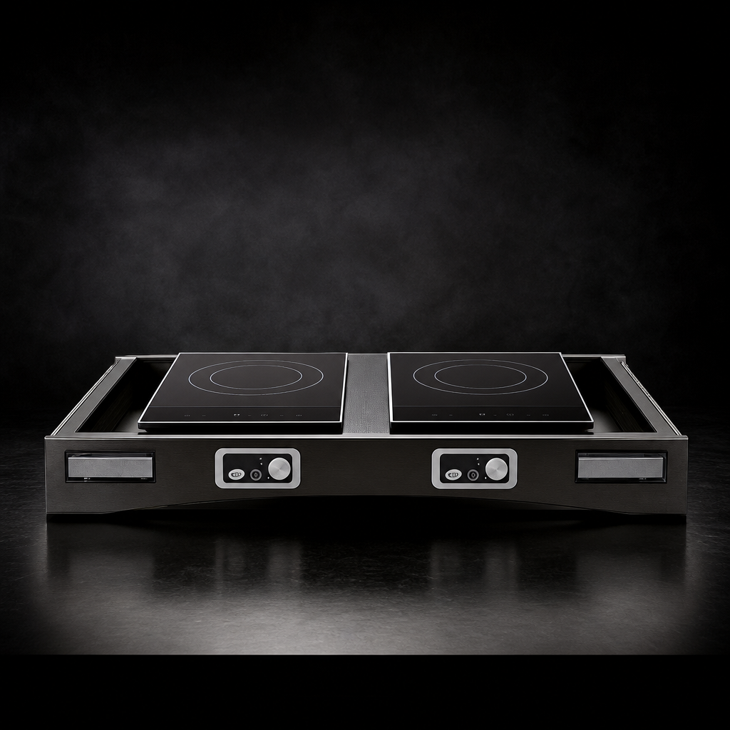 Dual Induction Cooktops Included
